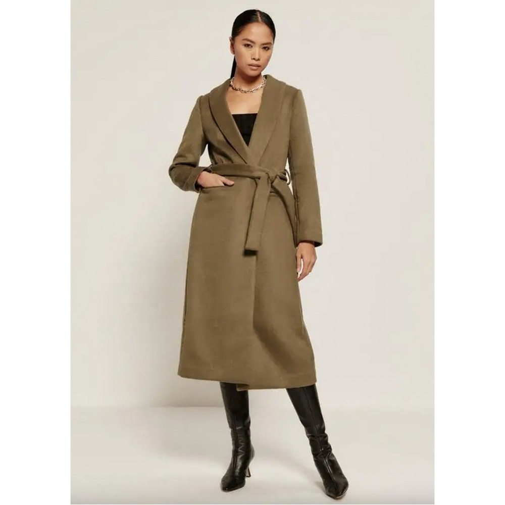 Reformation Greenwich Wrap Coat